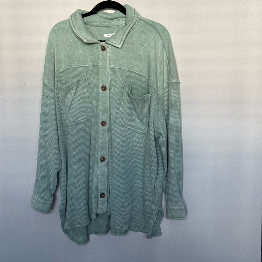 Maurices Mint Green Collared Shirt